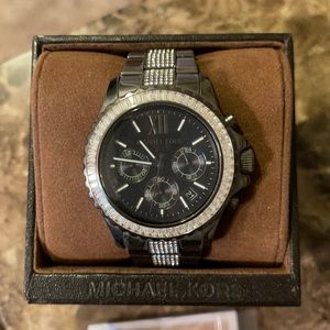 Michael Kors Ladies’ Watch, Gunmetal and Black
